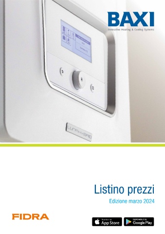 BAXI - Listino Marzo 2024